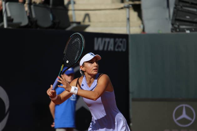 MSC Hamburg Ladies Open WTA, Tennis Damen 250): Elina Avanesyan (Armenien) im Halbfinale am Rothenbaum. *** MSC Hamburg Ladies Open WTA 250: Elina Avanesyan of Armenia Advances to the Semifinals at Rothenbaum