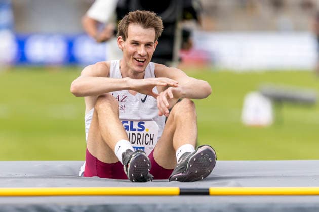 Deutsche Leichtathletik-Meisterschaften; Bochum-Wattenscheid, 25.07.2026 Falk Wendrich (LAZ Soest), Hochsprung; Deutsche Leichtathletik-Meisterschaften am 25.07.2026 im Lorheide-Stadion, Bochum-Wattenscheid (Nordrhein-Westfalen). *** German Track and Field Championships, Bochum-Wattenscheid, July 25, 2026; Falk Wendrich (LAZ Soest), high jump; German Track and Field Championships on July 25, 2026, at Lorheide Stadium, Bochum-Wattenscheid, North Rhine-Westphalia Copyright: xBEAUTIFULxSPORTS AxelxKohringx