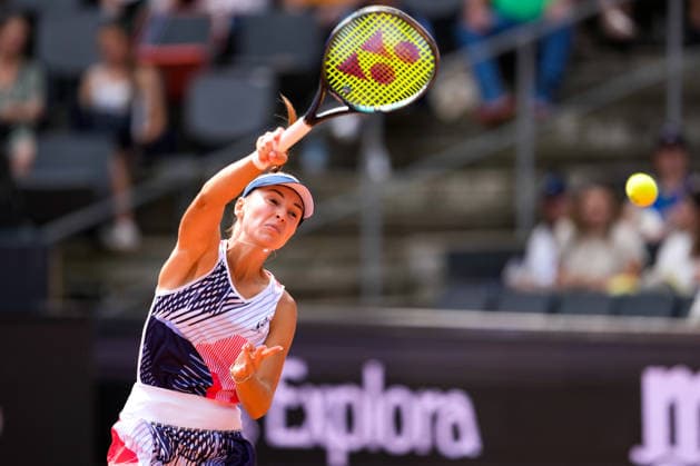 MSC Hamburg Ladies Open - Day 6 Anastasia Detiuc of the Czech Republic plays with partner Irina Khromacheva during their semi-final doubles match against Magali Kempen of Belgium and Alexandra Panova at the 2026 MSC Hamburg Ladies Open women s tennis tournament at Am Rothenbaum in Hamburg, Germany. Hamburg Hamburg Germany  Copyright: xOwenxHammondx originalFilename:hammond-2026msch260725_npTrj.jpg