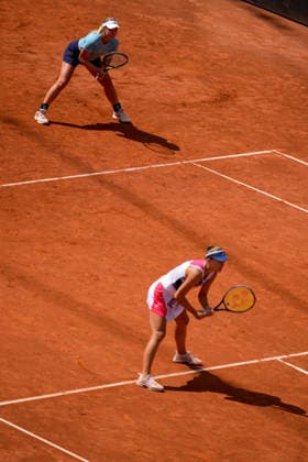 MSC Hamburg Ladies Open - Day 6 Irina Khromacheva plays with partner Anastasia Detiuc of the Czech Republic during their semi-final doubles match against Magali Kempen of Belgium and Alexandra Panova at the 2026 MSC Hamburg Ladies Open women s tennis tournament at Am Rothenbaum in Hamburg, Germany. Hamburg Hamburg Germany  Copyright: xOwenxHammondx originalFilename:hammond-2026msch260725_npWhB.jpg