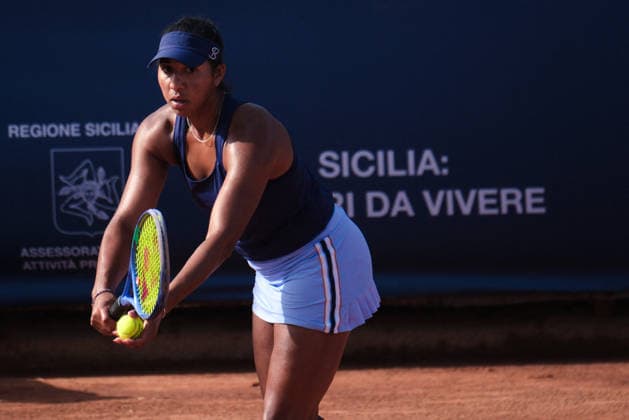 TENNIS - International Tennis Tournament - 37th Palermo Ladies Open Photo by IPA ABACAPRESS.COM86982174 - Palermo, Italy, July 2026. Country Time Club, Palermo Ladies Open 2026, a women s professional tennis tournament on the WTA, Tennis Damen 125 circuit. In the photo: Rasheeda Mcadoo and Adrien Nagy vs. Anastasia Tikhonova and Tamara Zidansek during the women s doubles final Palermo Italy  Copyright: xIPAxSport ABACAx