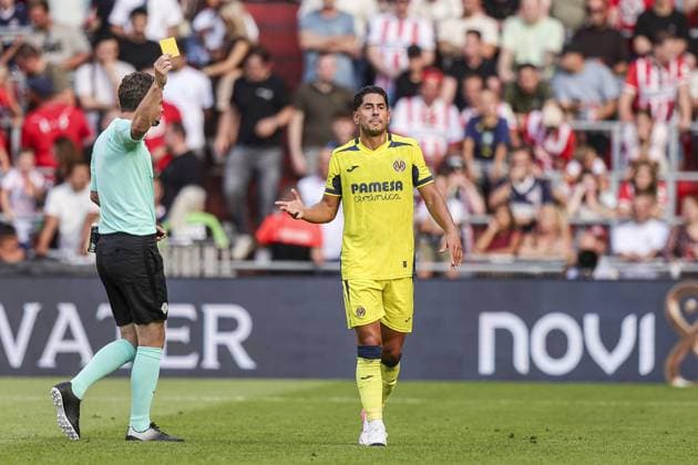 EINDHOVEN , 25-07-2025 , Philips stadium , season 2026 2027 , pre season friendly match , match between PSV and Villarreal CF , picture shows Villarreal CF player Ayoze Perez PSV - Villarreal (friendly)  x205200316x Copyright: