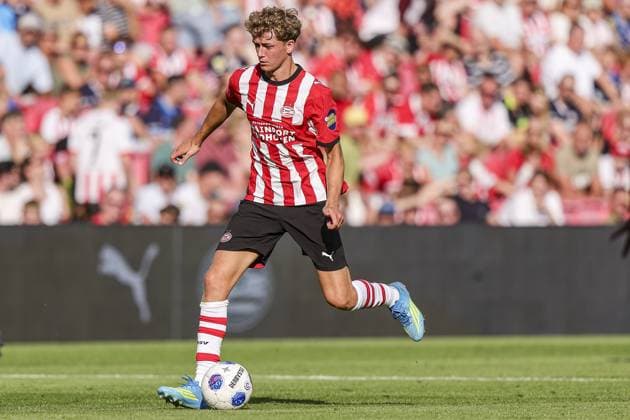 EINDHOVEN , 25-07-2025 , Philips stadium , season 2026 2027 , pre season friendly match , match between PSV and Villarreal CF , picture shows PSV Player Sven Mijnans PSV - Villarreal (friendly)  x205200323x Copyright: