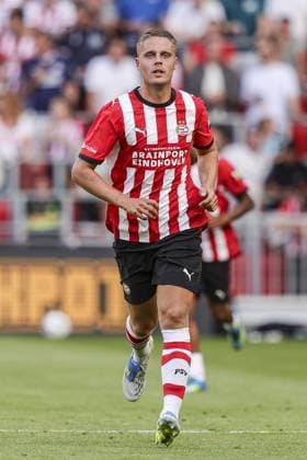EINDHOVEN , 25-07-2025 , Philips stadium , season 2026 2027 , pre season friendly match , match between PSV and Villarreal CF , picture shows PSV Player Joey Veerman PSV - Villarreal (friendly)  x205200326x Copyright: