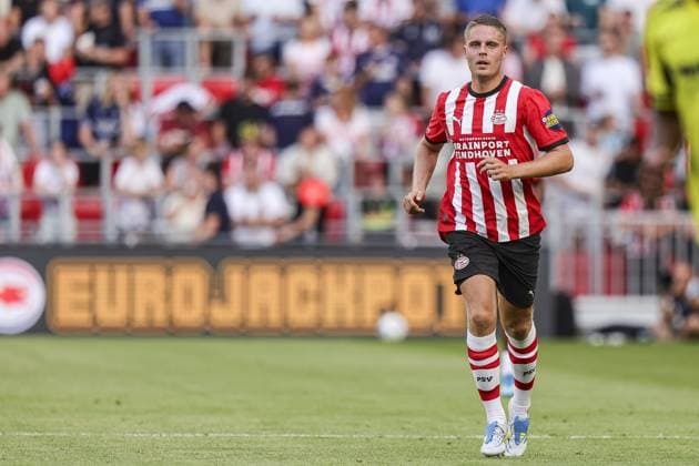 EINDHOVEN , 25-07-2025 , Philips stadium , season 2026 2027 , pre season friendly match , match between PSV and Villarreal CF , picture shows PSV Player Joey Veerman PSV - Villarreal (friendly)  x205200327x Copyright: