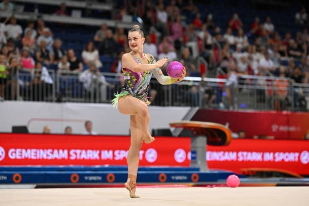 Margarita Kolosov (SC Potsdam) DIE FINALS 2026 - Deutsche Meisterschaften Rhythmische Sportgymnastik Mehrkampf, 25.07.2026 DIE FINALS 2026 - Deutsche Meisterschaften Rhythmische Sportgymnastik Mehrkampf, 25.07.2026 Hannover *** Margarita Kolosov, SC Potsdam, THE FINALS 2026 German Rhythmic Gymnastics Championships – All-Around, July 25, 2026, THE FINALS 2026 German Rhythmic Gymnastics Championships – All-Around, July 25, 2026, Hanover Copyright: xEibner-Pressefoto xHoepnerx EP_PHR