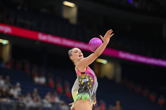 Margarita Kolosov (SC Potsdam) DIE FINALS 2026 - Deutsche Meisterschaften Rhythmische Sportgymnastik Mehrkampf, 25.07.2026 DIE FINALS 2026 - Deutsche Meisterschaften Rhythmische Sportgymnastik Mehrkampf, 25.07.2026 Hannover *** Margarita Kolosov, SC Potsdam, THE FINALS 2026 German Rhythmic Gymnastics Championships – All-Around, July 25, 2026, THE FINALS 2026 German Rhythmic Gymnastics Championships – All-Around, July 25, 2026, Hanover Copyright: xEibner-Pressefoto xHoepnerx EP_PHR