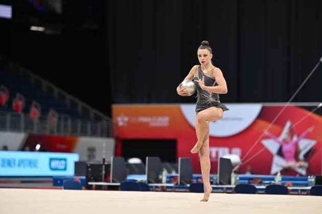 Lada Pusch (TSV Schmiden 1902 e.V.) DIE FINALS 2026 - Deutsche Meisterschaften Rhythmische Sportgymnastik Mehrkampf, 25.07.2026 DIE FINALS 2026 - Deutsche Meisterschaften Rhythmische Sportgymnastik Mehrkampf, 25.07.2026 Hannover *** Lada Pusch TSV Schmiden 1902 e.V. THE FINALS 2026 German Rhythmic Gymnastics All-Around Championships, July 25, 2026 THE FINALS 2026 German Rhythmic Gymnastics All-Around Championships, July 25, 2026, Hanover Copyright: xEibner-Pressefoto xHoepnerx EP_PHR