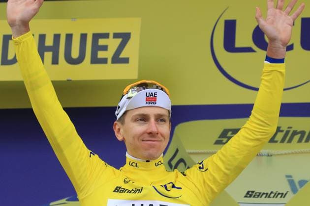 Tour de France 2026 - UCI Cycling Race Pierre Teyssot MAXPPP ; Tour de France 2026 - UCI Cycling Race. Alpe d Huez, France on July 25, 2026. 20th stage of the 113th edition of the Tour de France cycling race, 170.9 Km between Bourg d Oisans and Alpe d Huez in the French Alps. Tadej Pogacar (SLO) UAE Team Emirates Pierre Teyssot Maxppp Alpe d Huez Isere France  Copyright: xMAXPPPxPierrexTeyssotx TEY79998 TEY79998