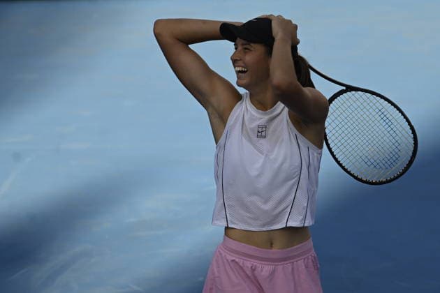 Lilli Tagger of Austria in action during the match against Barbora Krejcikova of Czech Republic within the women s WTA, Tennis Damen 250 Livesport Prague Open 2026 tennis tournament in Prague, Czech Republic, on July 25, 2026. (CTKxPhoto MichalxKrumphanzl) CTKPhotoP2026072504690  CTKPhotoP2026072504690