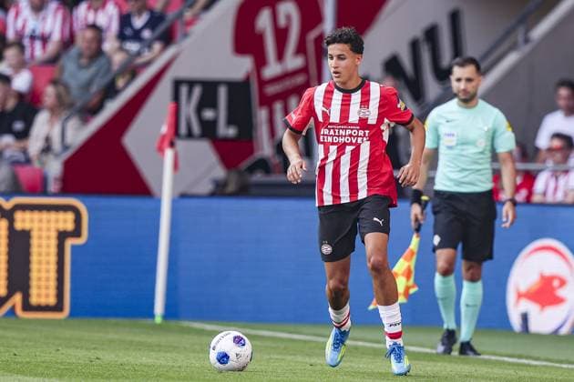 EINDHOVEN , 25-07-2025 , Philips stadium , season 2026 2027 , pre season friendly match , match between PSV and Villarreal CF , picture shows PSV Player Amir Bouhamdi PSV - Villarreal (friendly)  x205200726x Copyright: