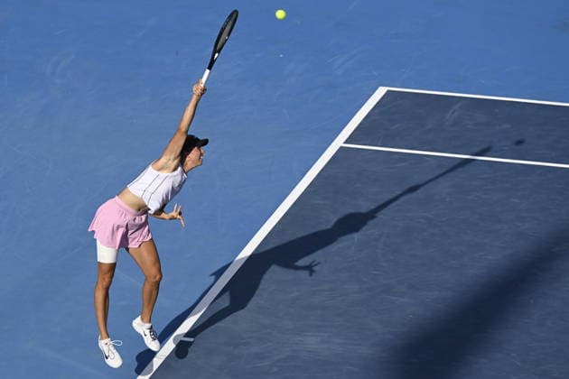 Lilli Tagger of Austria in action during the match against Barbora Krejcikova of Czech Republic within the women s WTA, Tennis Damen 250 Livesport Prague Open 2026 tennis tournament in Prague, Czech Republic, on July 25, 2026. (CTKxPhoto MichalxKrumphanzl) CTKPhotoP2026072504761  CTKPhotoP2026072504761