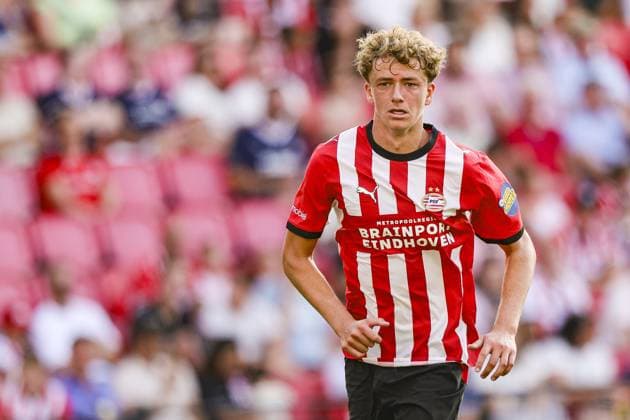 EINDHOVEN , 25-07-2025 , Philips stadium , season 2026 2027 , pre season friendly match , match between PSV and Villarreal CF , picture shows PSV Player Sven Mijnans PSV - Villarreal (friendly)  x205200763x Copyright: