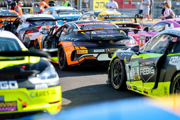 ADAC GT4 Germany, 5. + 6. Rennen Oschersleben 2026 26 Mercedes-AMG GT4, PROsport Racing: Marek Böckmann, Roman Fellner-Feldegg - picture by Gruppe C Photography Oschersleben Oschersleben Sachsen-Anhalt Germany Copyright: xGruppexCxPhotographyx