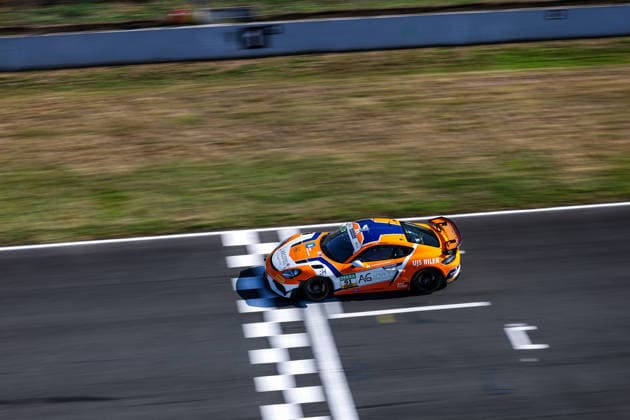 ADAC GT4 Germany, 5. + 6. Rennen Oschersleben 2026 91 Porsche 718 Cayman GT4 RS Clubsport, Team Wimmer Werk Motorsport: Jesper Bruno Jensen, Laurenz Rühl - picture by Gruppe C Photography Oschersleben Oschersleben Sachsen-Anhalt Germany Copyright: xGruppexCxPhotographyx