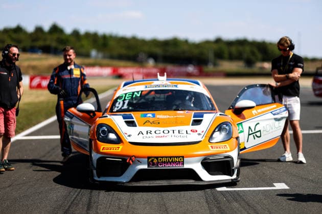 ADAC GT4 Germany, 5. + 6. Rennen Oschersleben 2026 91 Porsche 718 Cayman GT4 RS Clubsport, Team Wimmer Werk Motorsport: Jesper Bruno Jensen, Laurenz Rühl - picture by Gruppe C Photography Oschersleben Oschersleben Sachsen-Anhalt Germany Copyright: xGruppexCxPhotographyx