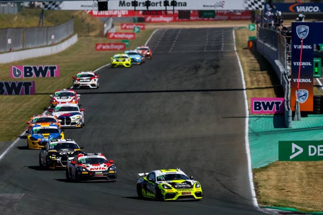 ADAC GT4 Germany, 5. + 6. Rennen Oschersleben 2026 31 Porsche 718 Cayman GT4 RS Clubsport, Avia W&S Motorsport: Lachlan Robinson, Denny Berndt - picture by Gruppe C Photography Oschersleben Oschersleben Sachsen-Anhalt Germany Copyright: xGruppexCxPhotographyx