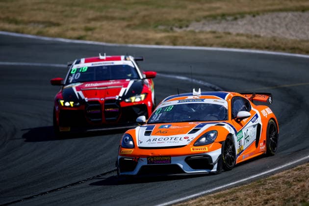 ADAC GT4 Germany, 5. + 6. Rennen Oschersleben 2026 91 Porsche 718 Cayman GT4 RS Clubsport, Team Wimmer Werk Motorsport: Jesper Bruno Jensen, Laurenz Rühl - picture by Gruppe C Photography Oschersleben Oschersleben Sachsen-Anhalt Germany Copyright: xGruppexCxPhotographyx