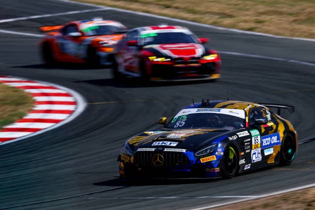 ADAC GT4 Germany, 5. + 6. Rennen Oschersleben 2026 85 Mercedes-AMG GT4, CV Performance X JP Motorsport: Kyam Potez, Jonathan Engström - picture by Gruppe C Photography Oschersleben Oschersleben Sachsen-Anhalt Germany Copyright: xGruppexCxPhotographyx