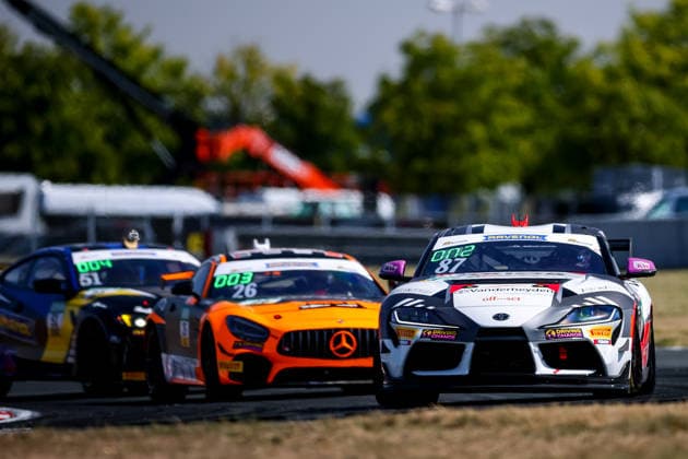 ADAC GT4 Germany, 5. + 6. Rennen Oschersleben 2026 87 Toyota GR Supra GT4 EVO2, CRT Lucas Cartelle, Hudson Schwartz - picture by Gruppe C Photography Oschersleben Oschersleben Sachsen-Anhalt Germany Copyright: xGruppexCxPhotographyx