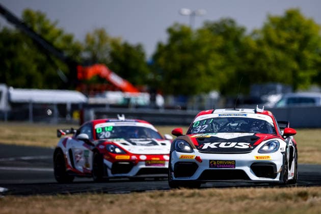ADAC GT4 Germany, 5. + 6. Rennen Oschersleben 2026 32 Porsche 718 Cayman GT4 RS Clubsport, Avia W&S Motorsport: Tim Horell, Hendrik Still - picture by Gruppe C Photography Oschersleben Oschersleben Sachsen-Anhalt Germany Copyright: xGruppexCxPhotographyx