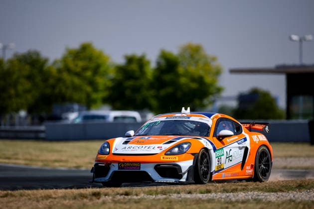 ADAC GT4 Germany, 5. + 6. Rennen Oschersleben 2026 91 Porsche 718 Cayman GT4 RS Clubsport, Team Wimmer Werk Motorsport: Jesper Bruno Jensen, Laurenz Rühl - picture by Gruppe C Photography Oschersleben Oschersleben Sachsen-Anhalt Germany Copyright: xGruppexCxPhotographyx