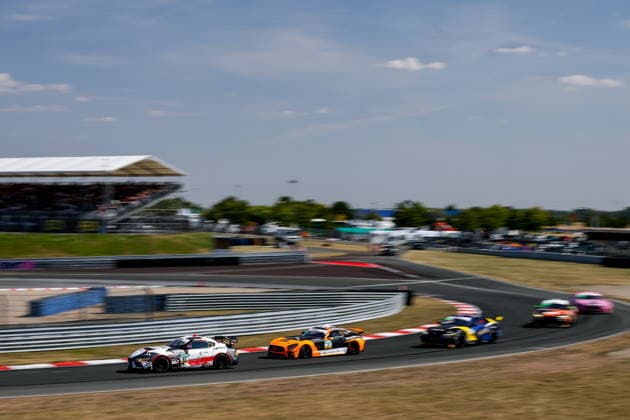 ADAC GT4 Germany, 5. + 6. Rennen Oschersleben 2026 87 Toyota GR Supra GT4 EVO2, CRT Lucas Cartelle, Hudson Schwartz - picture by Gruppe C Photography Oschersleben Oschersleben Sachsen-Anhalt Germany Copyright: xGruppexCxPhotographyx