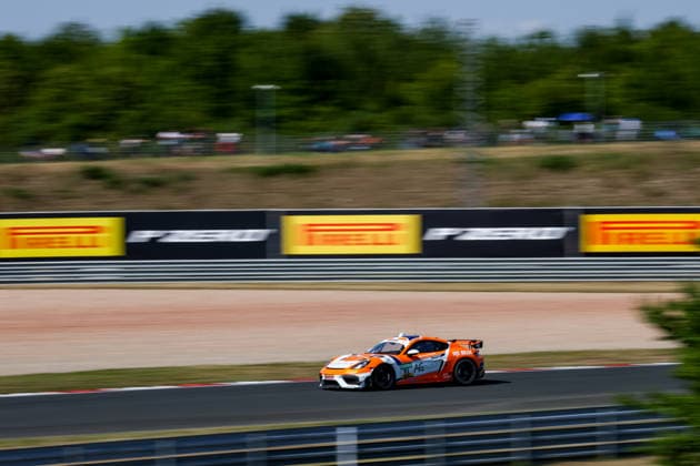 ADAC GT4 Germany, 5. + 6. Rennen Oschersleben 2026 91 Porsche 718 Cayman GT4 RS Clubsport, Team Wimmer Werk Motorsport: Jesper Bruno Jensen, Laurenz Rühl - picture by Gruppe C Photography Oschersleben Oschersleben Sachsen-Anhalt Germany Copyright: xGruppexCxPhotographyx