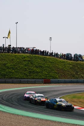 ADAC GT4 Germany, 5. + 6. Rennen Oschersleben 2026 51 BMW M4 GT4 Evo, FK Performance Motorsport: Gabriele Piana, Benjamin Sylvestersson, 77 BMW M4 GT4 Evo, ME Motorsport: Linus Hahne, Philip Wiskirchen - picture by Gruppe C Photography Oschersleben Oschersleben Sachsen-Anhalt Germany Copyright: xGruppexCxPhotographyx