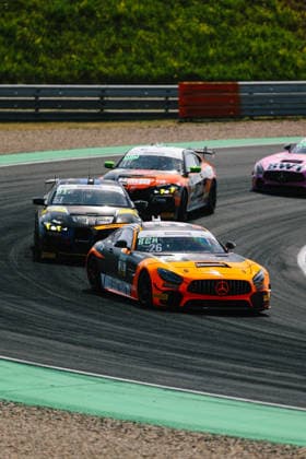 ADAC GT4 Germany, 5. + 6. Rennen Oschersleben 2026 26 Mercedes-AMG GT4, PROsport Racing: Marek Böckmann, Roman Fellner-Feldegg - picture by Gruppe C Photography Oschersleben Oschersleben Sachsen-Anhalt Germany Copyright: xGruppexCxPhotographyx