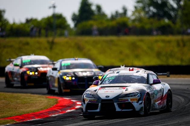 ADAC GT4 Germany, 5. + 6. Rennen Oschersleben 2026 87 Toyota GR Supra GT4 EVO2, CRT Lucas Cartelle, Hudson Schwartz - picture by Gruppe C Photography Oschersleben Oschersleben Sachsen-Anhalt Germany Copyright: xGruppexCxPhotographyx