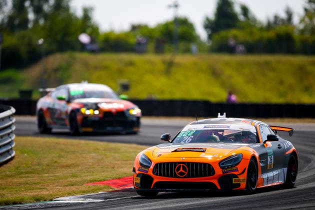 ADAC GT4 Germany, 5. + 6. Rennen Oschersleben 2026 26 Mercedes-AMG GT4, PROsport Racing: Marek Böckmann, Roman Fellner-Feldegg - picture by Gruppe C Photography Oschersleben Oschersleben Sachsen-Anhalt Germany Copyright: xGruppexCxPhotographyx