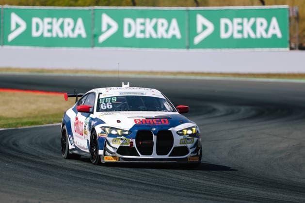 ADAC GT4 Germany, 5. + 6. Rennen Oschersleben 2026 66 BMW M4 GT4 Evo, ME Motorsport: Leon Bauchmüller, Lukas Stiefelhagen - picture by Gruppe C Photography Oschersleben Oschersleben Sachsen-Anhalt Germany Copyright: xGruppexCxPhotographyx