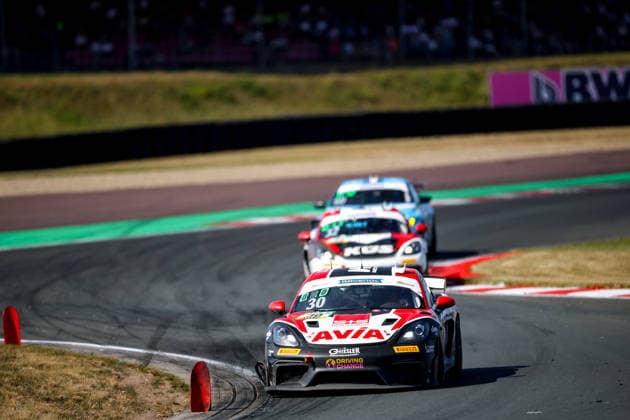 ADAC GT4 Germany, 5. + 6. Rennen Oschersleben 2026 30 Porsche 718 Cayman GT4 RS Clubsport, Avia W&S Motorsport: Maximilian Schreyer, Alon Gabbay - picture by Gruppe C Photography Oschersleben Oschersleben Sachsen-Anhalt Germany Copyright: xGruppexCxPhotographyx