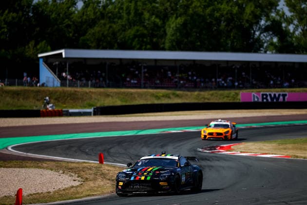 ADAC GT4 Germany, 5. + 6. Rennen Oschersleben 2026 04 Aston Martin Vantage AMR GT4 Evo, EastSide Motorsport: Jan Philipp Springob, Philipp Gogollok - picture by Gruppe C Photography Oschersleben Oschersleben Sachsen-Anhalt Germany Copyright: xGruppexCxPhotographyx