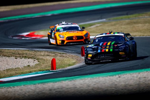 ADAC GT4 Germany, 5. + 6. Rennen Oschersleben 2026 04 Aston Martin Vantage AMR GT4 Evo, EastSide Motorsport: Jan Philipp Springob, Philipp Gogollok - picture by Gruppe C Photography Oschersleben Oschersleben Sachsen-Anhalt Germany Copyright: xGruppexCxPhotographyx
