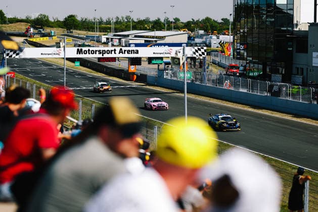 ADAC GT4 Germany, 5. + 6. Rennen Oschersleben 2026 51 BMW M4 GT4 Evo, FK Performance Motorsport: Gabriele Piana, Benjamin Sylvestersson, 08 Mercedes-AMG GT4, Mücke Motorsport: Alex Connor, Marius Schmid - picture by Gruppe C Photography Oschersleben Oschersleben Sachsen-Anhalt Germany Copyright: xGruppexCxPhotographyx