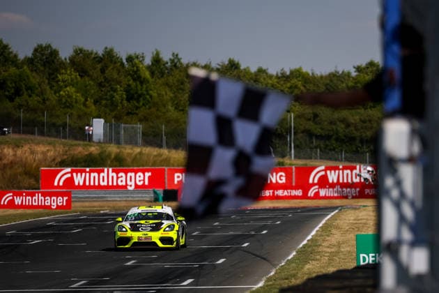 ADAC GT4 Germany, 5. + 6. Rennen Oschersleben 2026 33 Porsche 718 Cayman GT4 RS Clubsport, Avia W&S Motorsport: Nicolas Guillaume, Frederic Zebis - picture by Gruppe C Photography Oschersleben Oschersleben Sachsen-Anhalt Germany Copyright: xGruppexCxPhotographyx