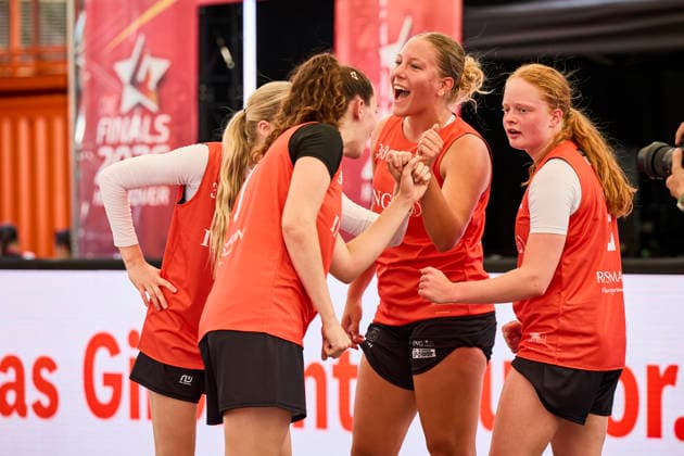 Basketball Gruppenphase Damen - DIE FINALS 2026 3x3 Basketball Gruppenphase Damen am 25.07.2026, Hannover Neues Rathaus Niedersachsen Deutschland *** Women s 3x3 Basketball Group Stage at DIE FINALS 2026: Women s 3x3 Basketball Group Stage on July 25, 2026, at the New City Hall in Hanover, Lower Saxony, Germany