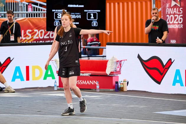 Basketball Gruppenphase Damen - DIE FINALS 2026 3x3 Basketball Gruppenphase Damen am 25.07.2026, Hannover Neues Rathaus Niedersachsen Deutschland *** Women s 3x3 Basketball Group Stage at DIE FINALS 2026: Women s 3x3 Basketball Group Stage on July 25, 2026, at the New City Hall in Hanover, Lower Saxony, Germany