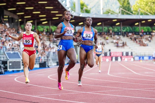 DOSSO Zaynab and OBIJIAKU Amanda during the 2026 Italian Absolute Championships at the Stadium Luigi Ridolfi , Florence, Italy - July 25, 2026. - Athletics  Copyright: xx