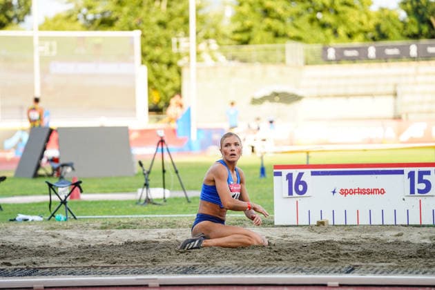 DERKACH Dariya during the 2026 Italian Absolute Championships at the Stadium Luigi Ridolfi , Florence, Italy - July 25, 2026. - Athletics  Copyright: xx