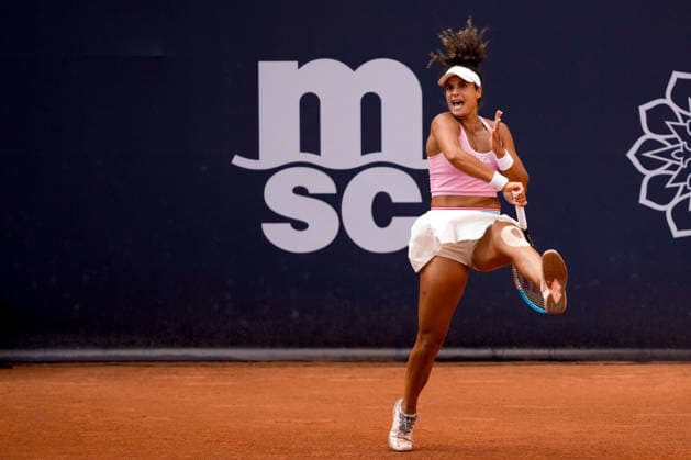 MSC Hamburg Ladies Open - Day 6 Mayar Sherif of Egypt plays during the semi-final match against fifth seed Tamara Korpatsch of Germany at the 2026 MSC Hamburg Ladies Open women s tennis tournament at Am Rothenbaum in Hamburg, Germany. Hamburg Hamburg Germany  Copyright: xOwenxHammondx originalFilename:hammond-2026msch260725_npBtb.jpg