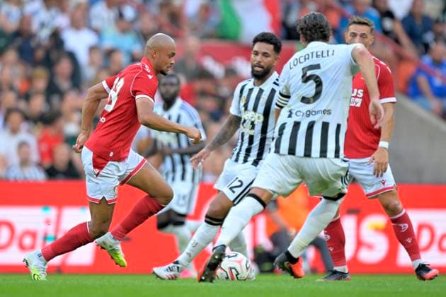 Standard de Liege v Juventus - Jupiler Pro League Friendly LIEGE, BELGIUM - JULY 25 : Nkada Thimote forward of Standard de Liege during the Jupiler Pro League friendly match between Standard de Liege and Juventus on July 25, 2026 in Liege, Belgium, 25 07 2026 Liege Belgium  Copyright: xSesx