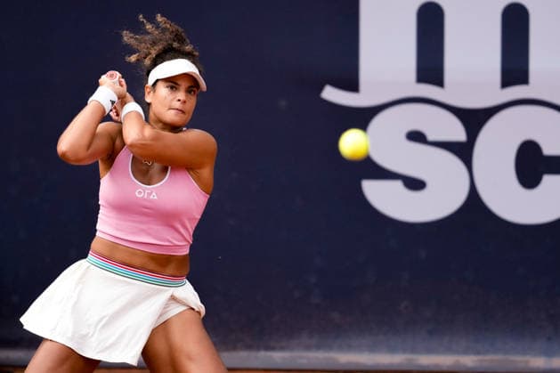 MSC Hamburg Ladies Open - Day 6 Mayar Sherif of Egypt plays during the semi-final match against fifth seed Tamara Korpatsch of Germany at the 2026 MSC Hamburg Ladies Open women s tennis tournament at Am Rothenbaum in Hamburg, Germany. Hamburg Hamburg Germany  Copyright: xOwenxHammondx originalFilename:hammond-2026msch260725_npDFx.jpg