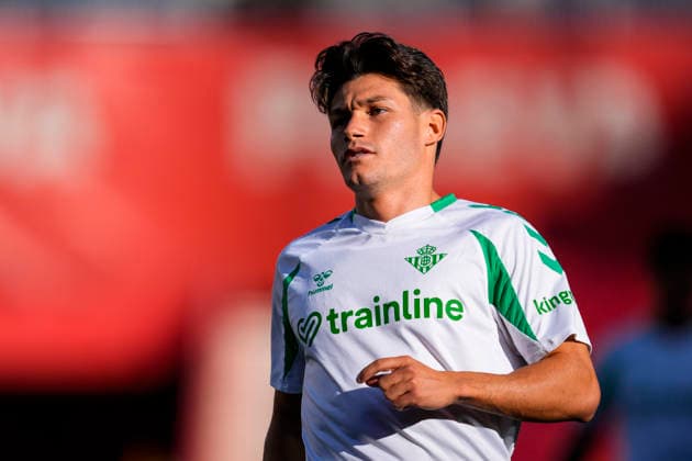 July 25, 2026, Granada, Granada, Spain: Fran Garcia of Real Betis looks on during the Ciudad de Granada Trophy football match played between Granada CF and Real Betis at Nuevo Los Carmenes stadium on July 25, 2026, in Granada, Spain. Granada Spain - ZUMAa181 20260725_zaa_a181_010 Copyright: xJoaquinxCorcherox