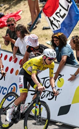 CYCLING - Tour de France 2026 ALPE D HUEZ,FRANCE,25.JUL.26 - CYCLING - Tour de France, stage 20, Le Bourg d Oisans - Alpe d Huez. Image shows Tadej Pogacar (SLO UAE TEAM EMIRATES XRG).  GEPAxpictures xChrisxBauer