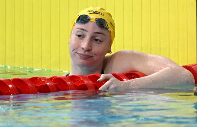 COM26 SWIMMING FINALS, Mollie O™Callaghan of Australia after winning the Women™s 200m Freestyle Final at the Glasgow 2026 Commonwealth Games at the Tollcross International Swimming Centre in Glasgow, Scotland, Saturday, July 25, 2026. ( NO ARCHIVING, EDITORIAL USE ONLY Glasgow Scotland United Kingdom  Copyright: xDEANxLEWINSx 20260726162421569161