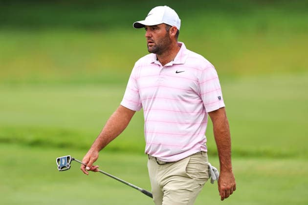 Scottie Scheffler of the United States walks on the third hole during the third round of the 2026 3M Open at TPC Twin Cities on July 25, 2026 in Blaine, Minnesota. CSM Blaine USA - ZUMAc04_ 20260725_zma_c04_015 Copyright: xStevenxGarciax