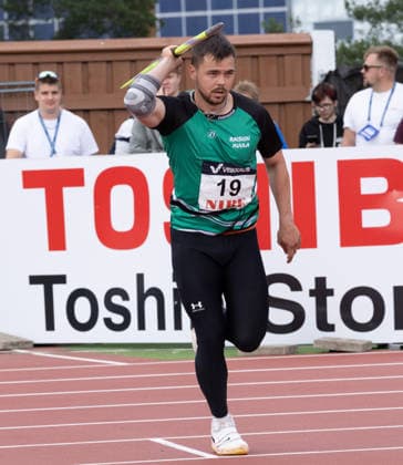 July 25, 2026, Jyvaskyla, Central Finland, Finland: Eemeli Aarnio of Raision Kuula competes in the men s javelin qualification during the Kalevan Kisat 2026 Finnish Athletics Championships at Harju Stadium in Jyvaskyla, Finland, on July 25, 2026. . Jyvaskyla Finland - ZUMAt172 0862646536st Copyright: xJosexTabaresx